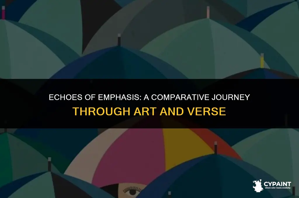 what is emphasized in both the painting and the poem