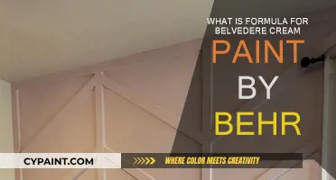 Belvedere Cream Paint Formula: Mastering the Behr Recipe