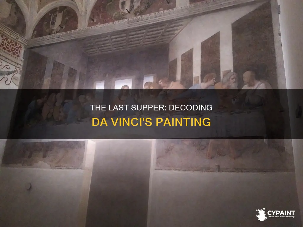 what is going on in the last supper painting