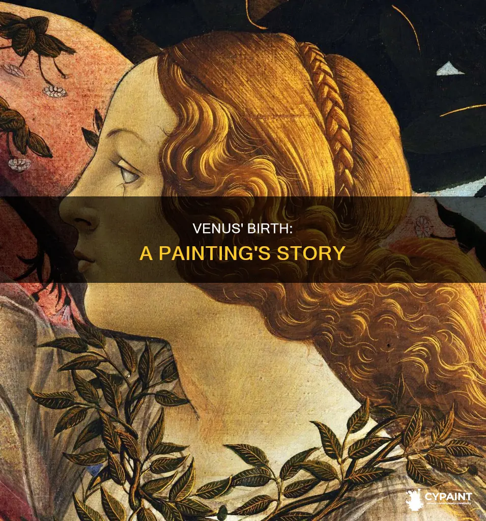 what is happening in the birth of venus painting