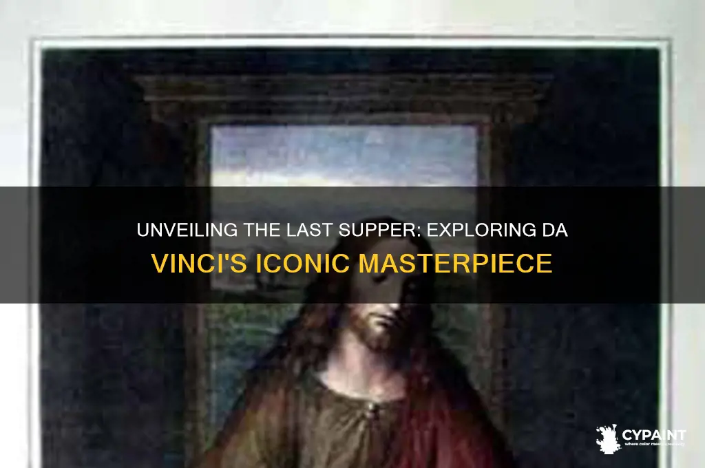 what is happening in the last supper painting