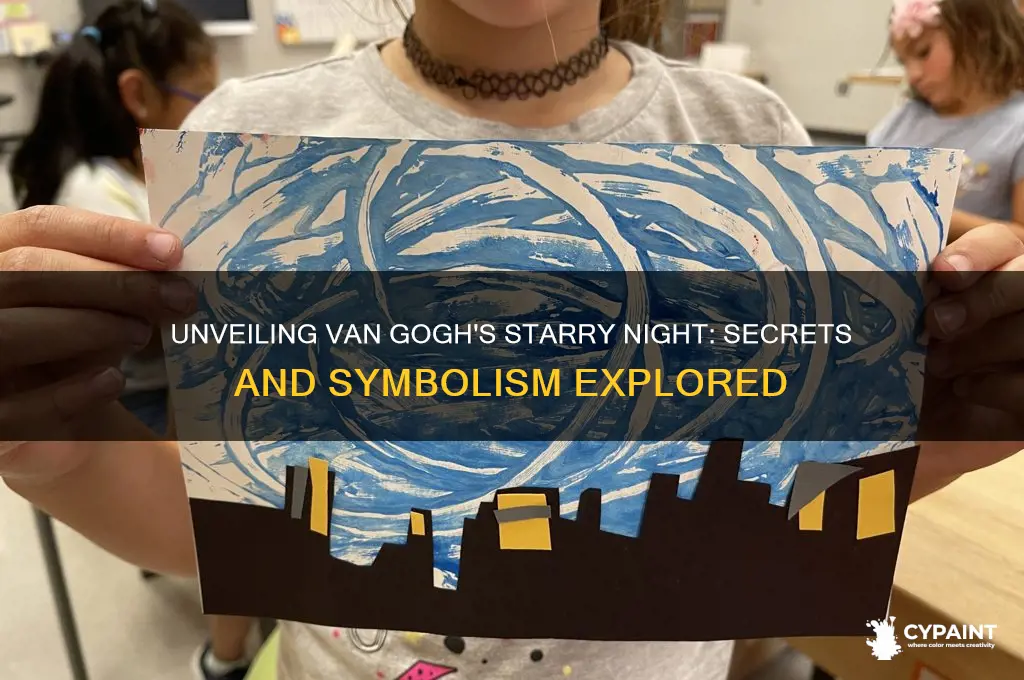 what is happening in the starry night painting