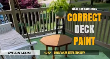 Cabot Deck Correct Paint: Ingredients, Benefits, and Application Tips