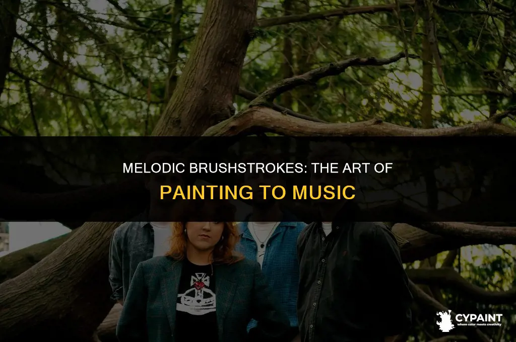 what is it called to paint while listening to music