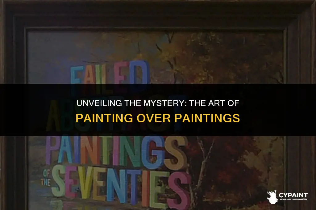 what is it called when a painting is painted over