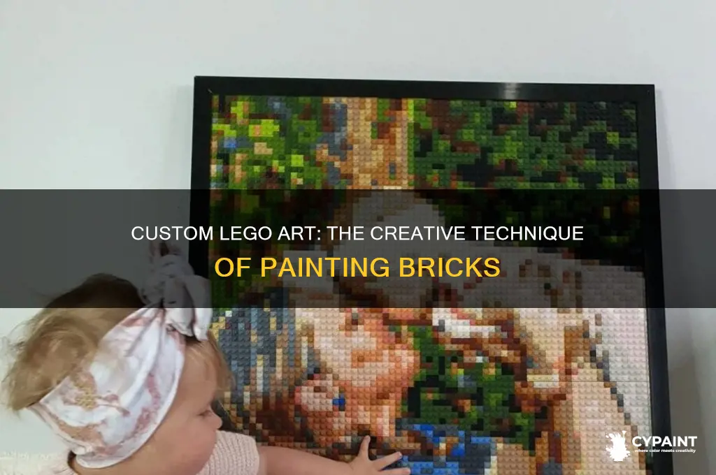 what is it called when u paint legos