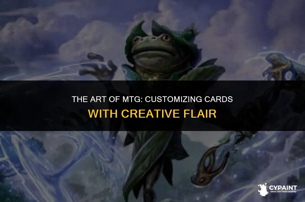 what is it called when you paint a card mtg