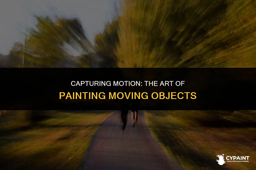 what is it called when you paint a moving object