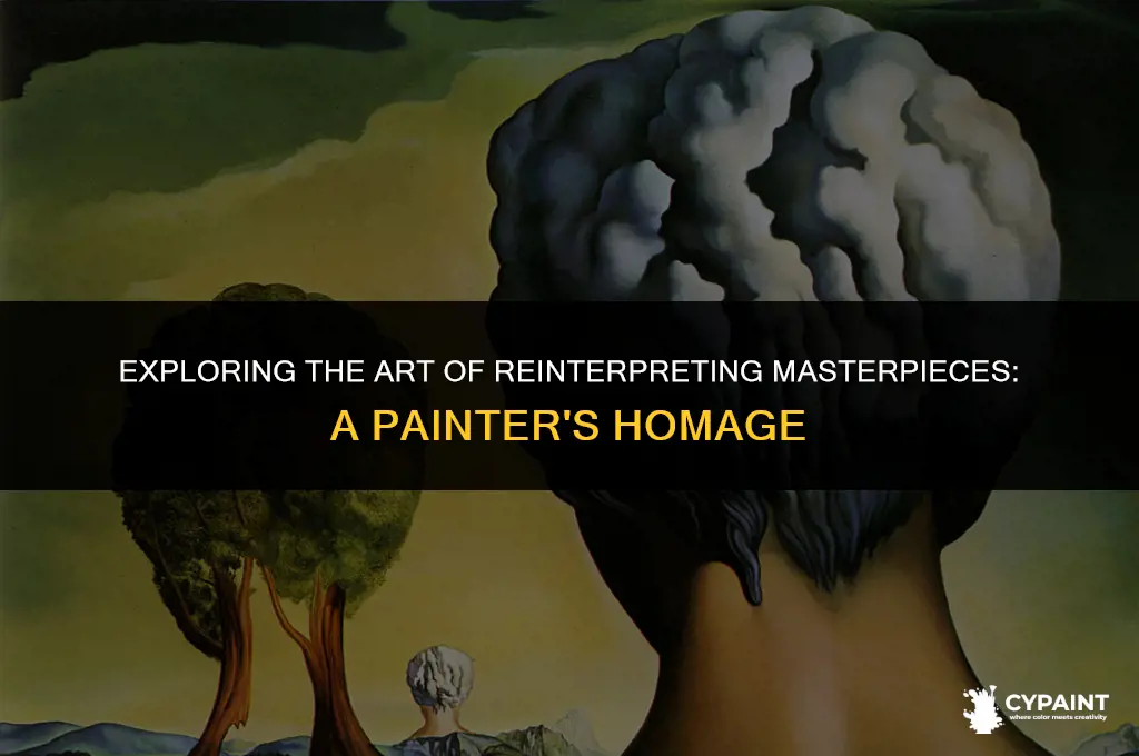 what is it called when you paint another artists piece