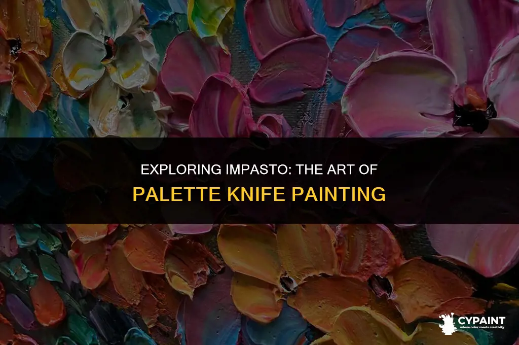 what is it called when you paint with palette knife