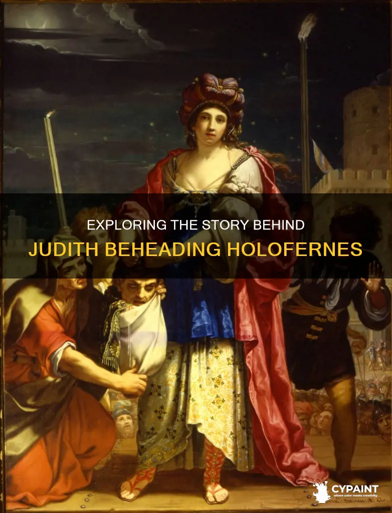 what is it the painting of judith beheading holofernes