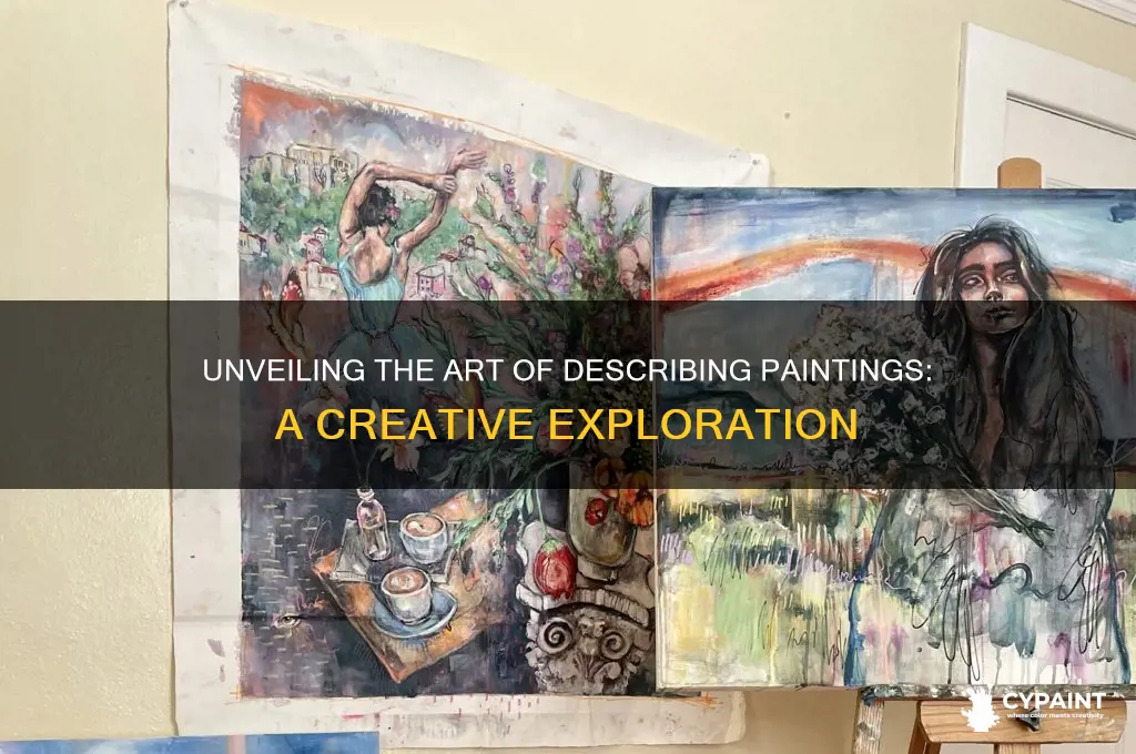 what is it when one describes a painting