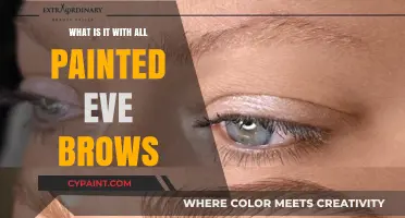 The Rise of Painted Brows: A Beauty Trend Explained