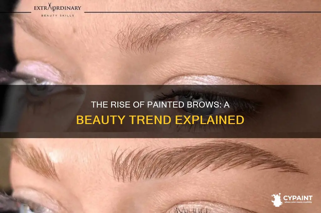 The Rise Of Painted Brows A Beauty Trend Explained CyPaint