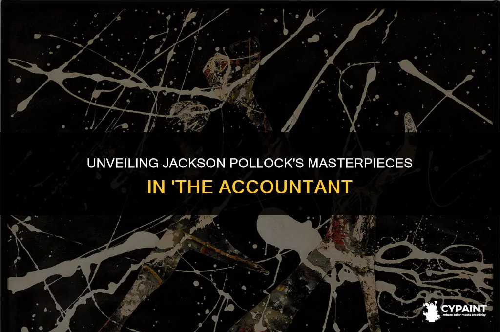 what is jackson pollocks painting in the movie the accountant
