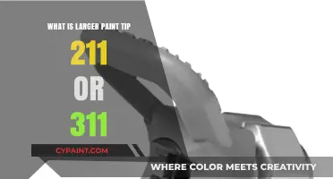 Paint Tip Size Comparison: 211 vs. 311 - Which is Larger?