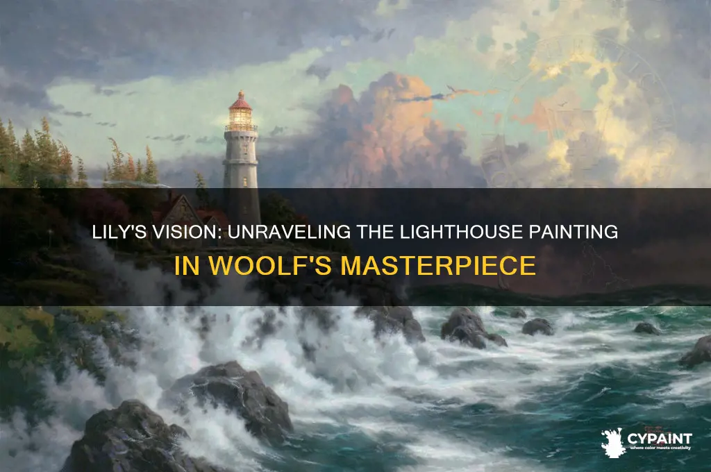 what is lily painting in to the lighthouse