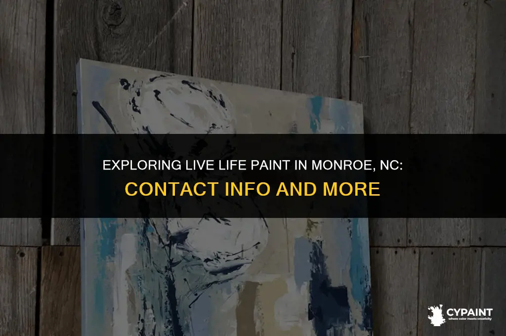 what is live lafe paint in monroe nc email address