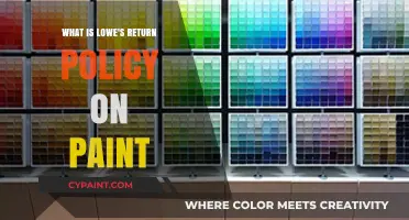 Lowe's Paint Return Policy: A Comprehensive Guide for Customers