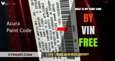 Find Your Car's Paint Code for Free Using Your VIN