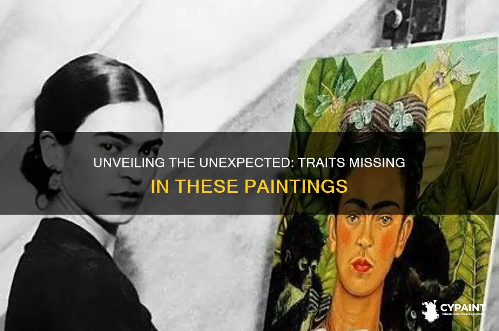 what is not a characteristic of these painting