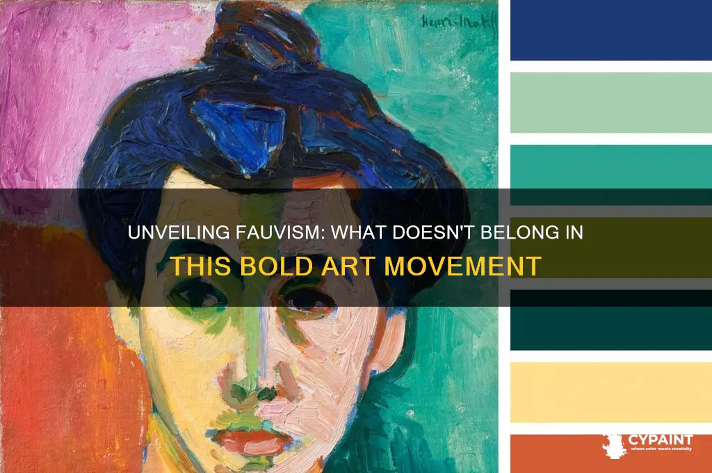 what is not an element of fauvism painting
