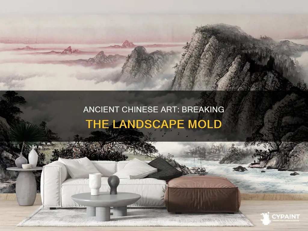 what is not typical of traditional chinese landscape painting