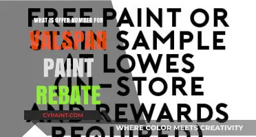 Valspar Paint Rebate: Finding Your Offer Number Made Easy