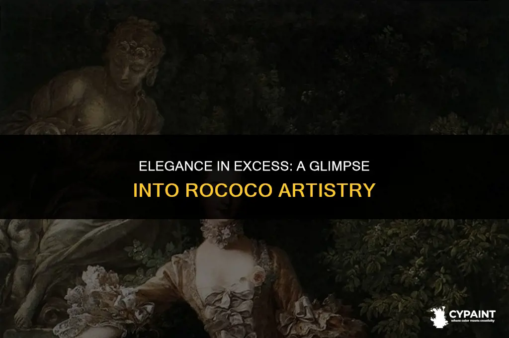what is one characteristic of the rococo style of painting