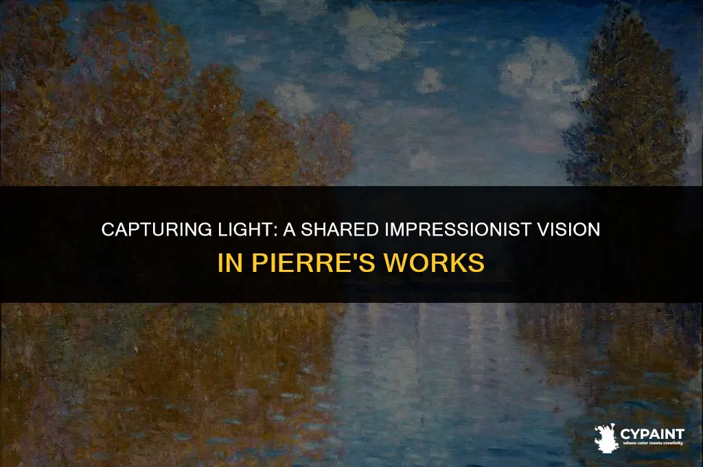 what is one similarity between the paintings of impressionist pierre