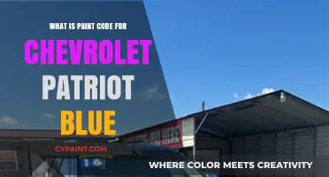 Chevrolet Patriot Blue Paint Code: Unlocking the Perfect Color Match