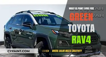 Finding the Perfect Green Paint Code for Your Toyota RAV4