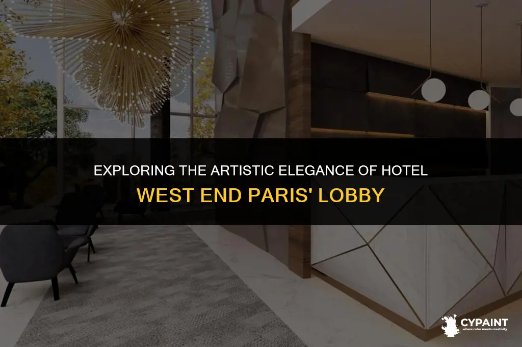 what is painting in hotel west end paris in lobby