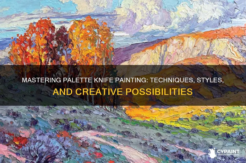 what is painting with a palette knife called