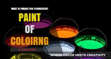 Understanding the Term for Fluorescent Paint in Coloring Techniques