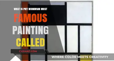 Piet Mondrian's Masterpiece: Unveiling the Name of His Most Famous Painting