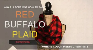 Porridge Painting: Red Buffalo Plaid Guide