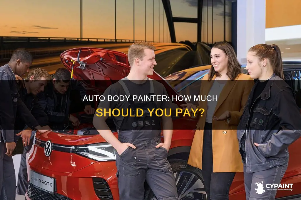 what is reasonable to pay a auto body painter