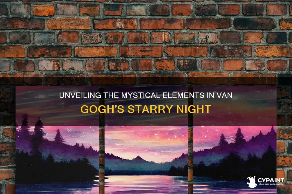 what is represented in the starry night painting
