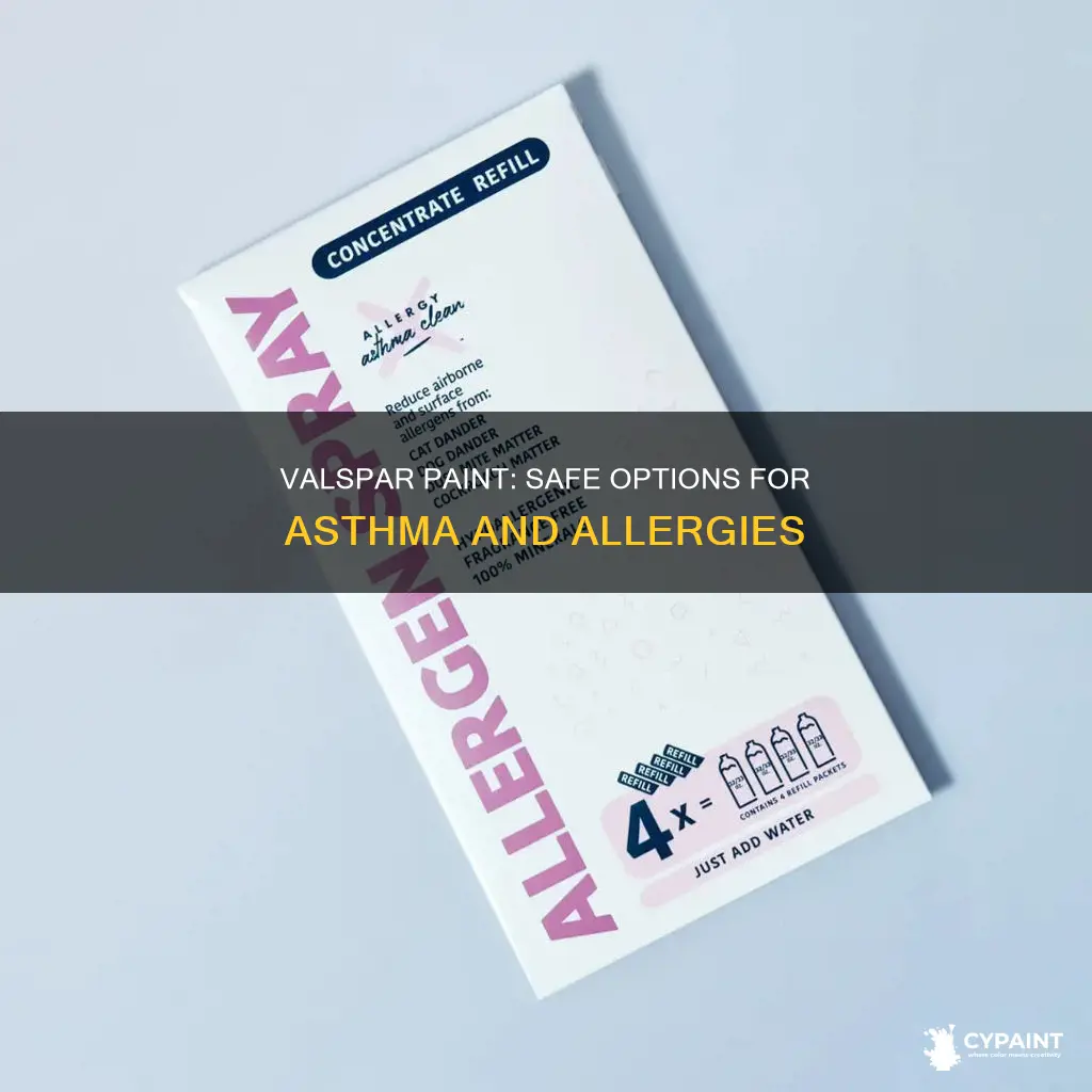 what is safest valspar paint for asthma and allergies