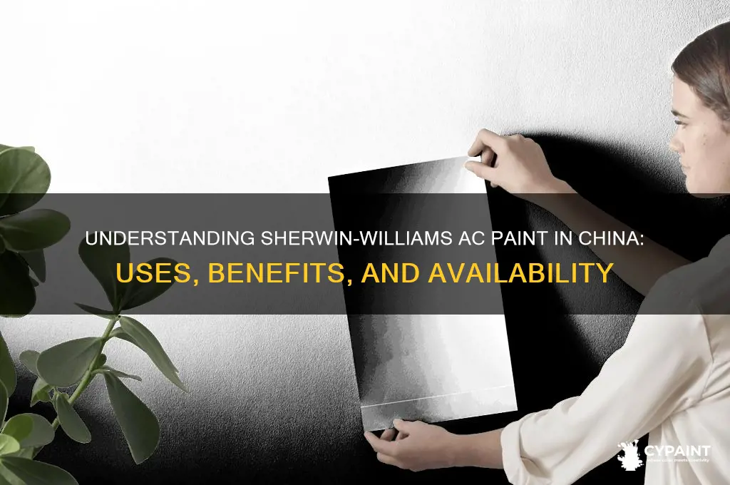 what is sherwin williams ac paint in china