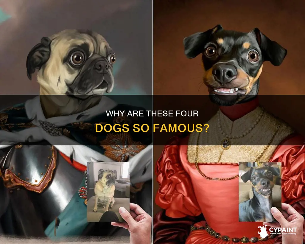 what is so special about the four dogs painting
