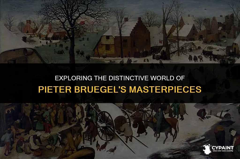 what is so unique about the paintings of pieter bruegel