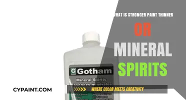 Paint Thinner vs. Mineral Spirits: Which Solvent Packs More Power?