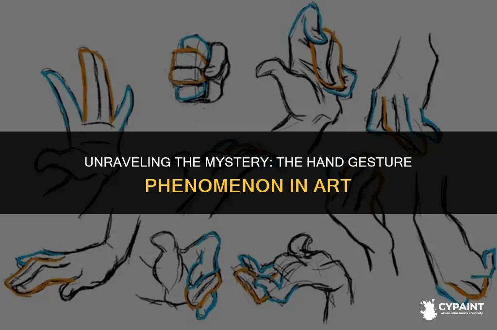 what is that hand thing people are drawing and painting
