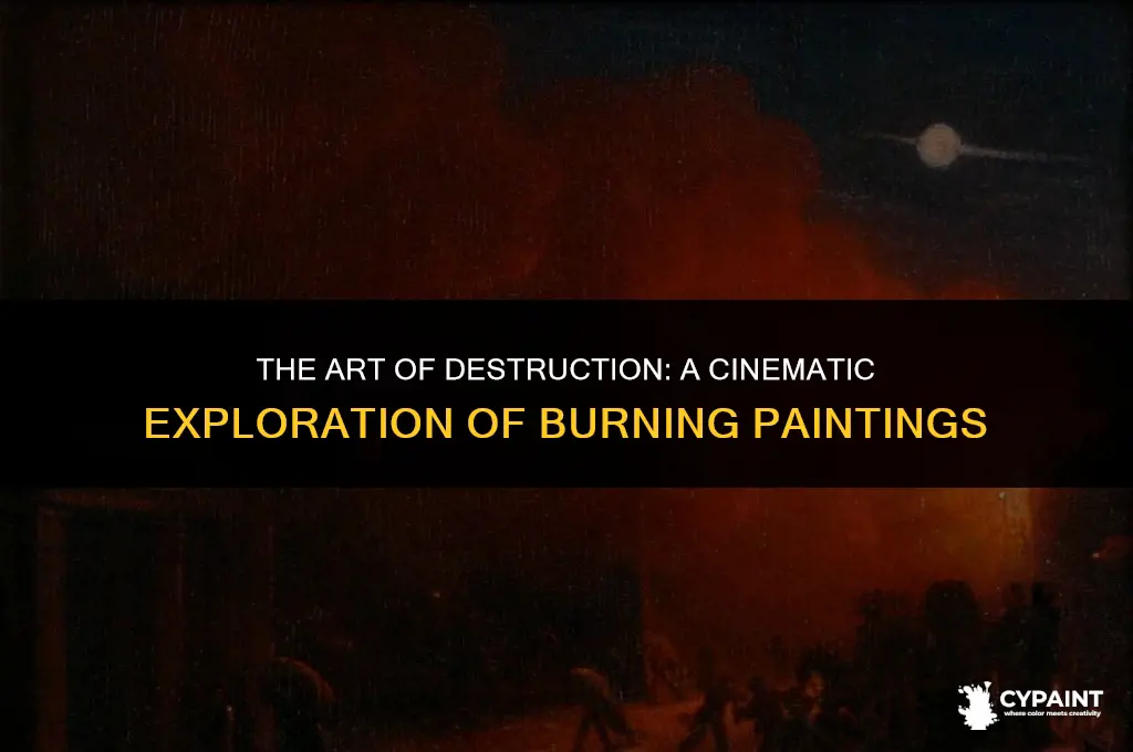 what is that movie where the woman burns her painting