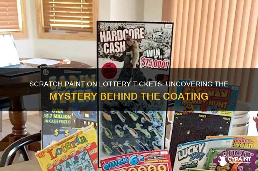 what is that scratch paint on lottery tickets