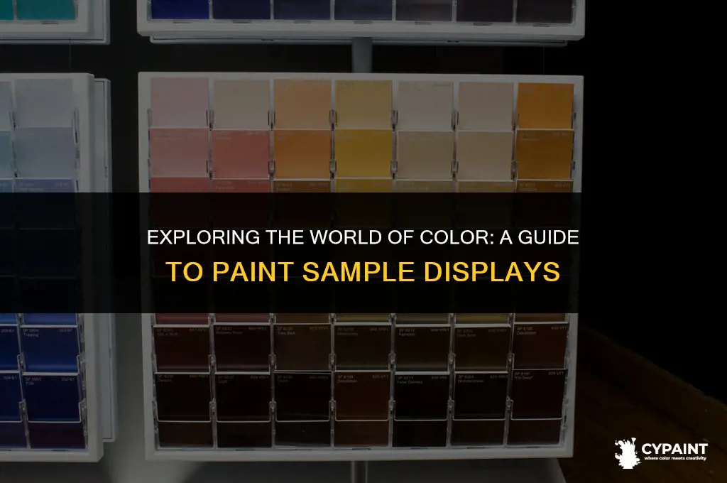 what is that thing called that has multiple paint samples