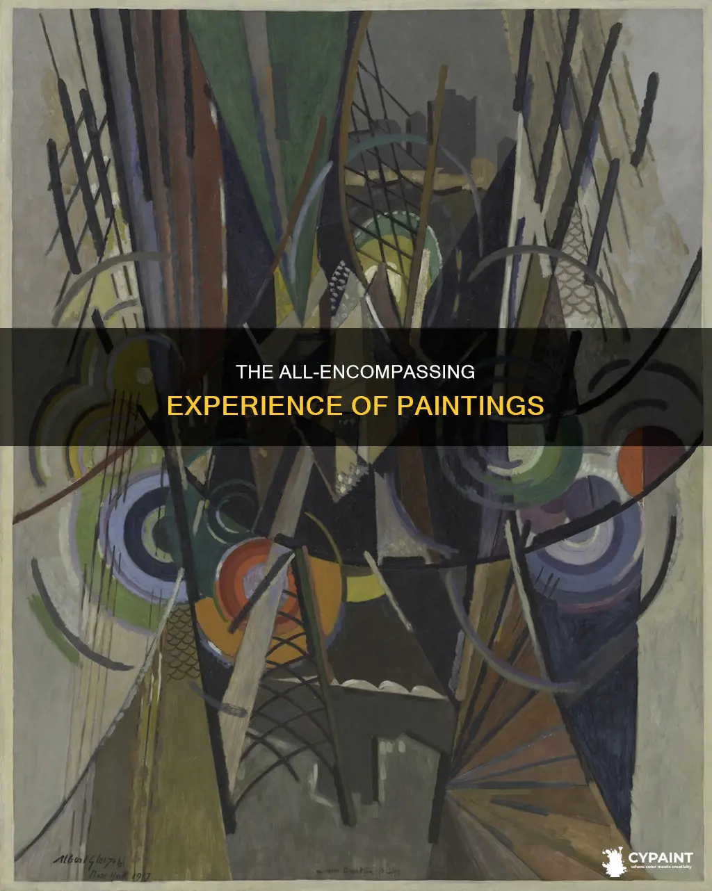 what is the all at onceness of a painting