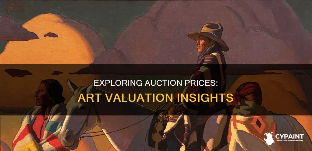 what is the amount of an auction on paintings